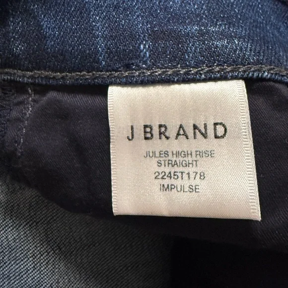 NWT J Brand Jules high rise straight - Picture 3 of 6